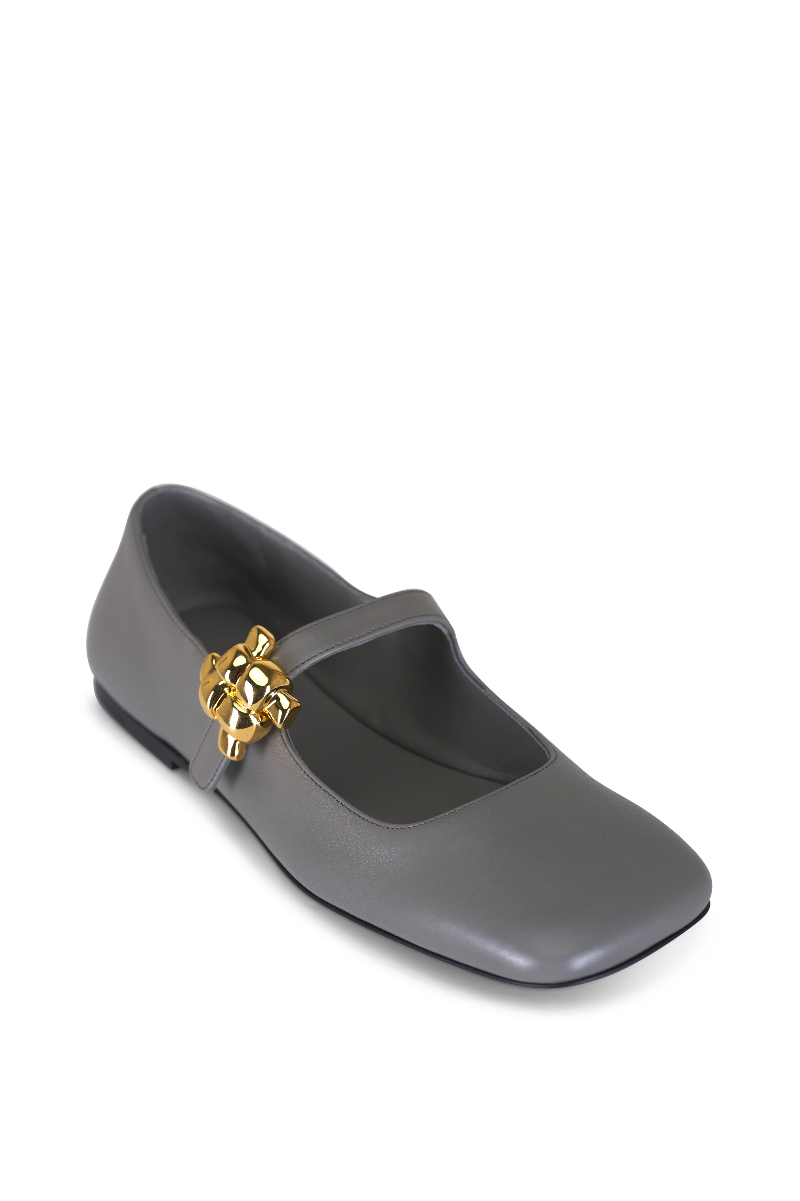 Bottega Veneta - Lagoon Nappa Mary Jane Flat - view 1
