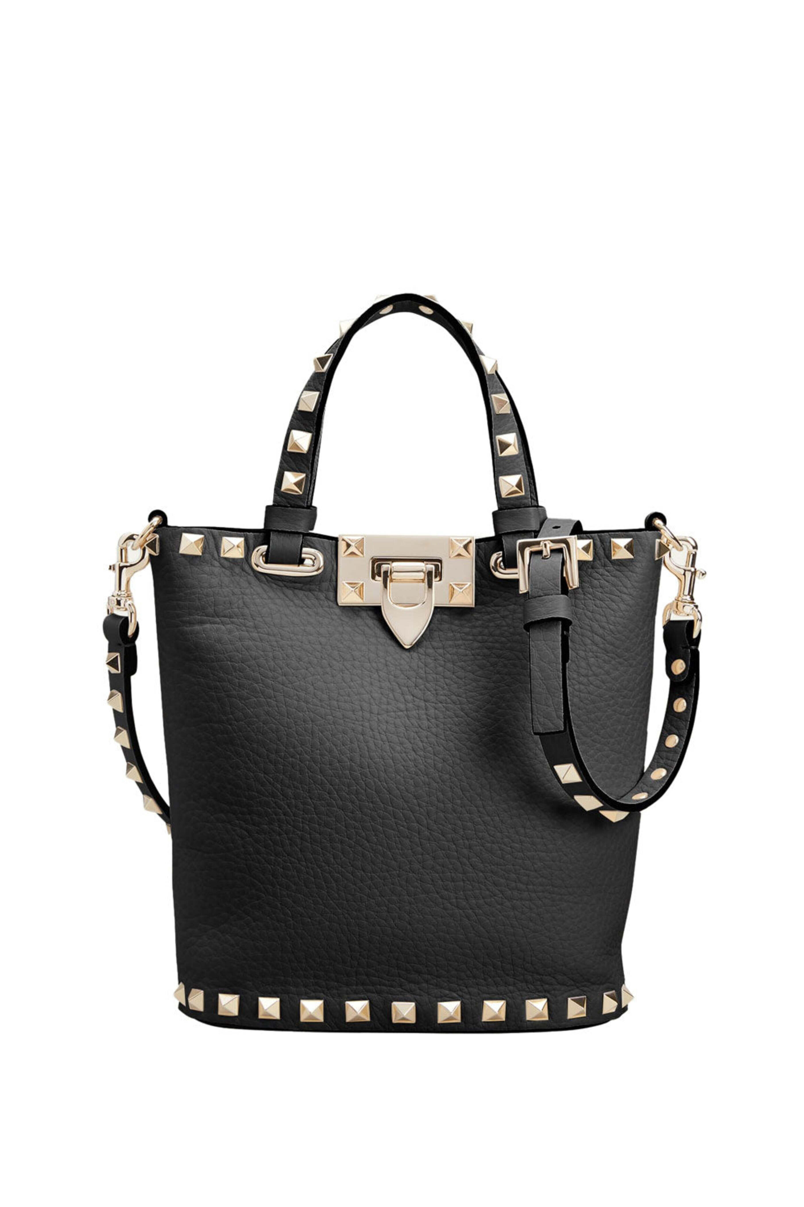Valentino Garavani - Rockstud Hobo Crossbody in Nero
