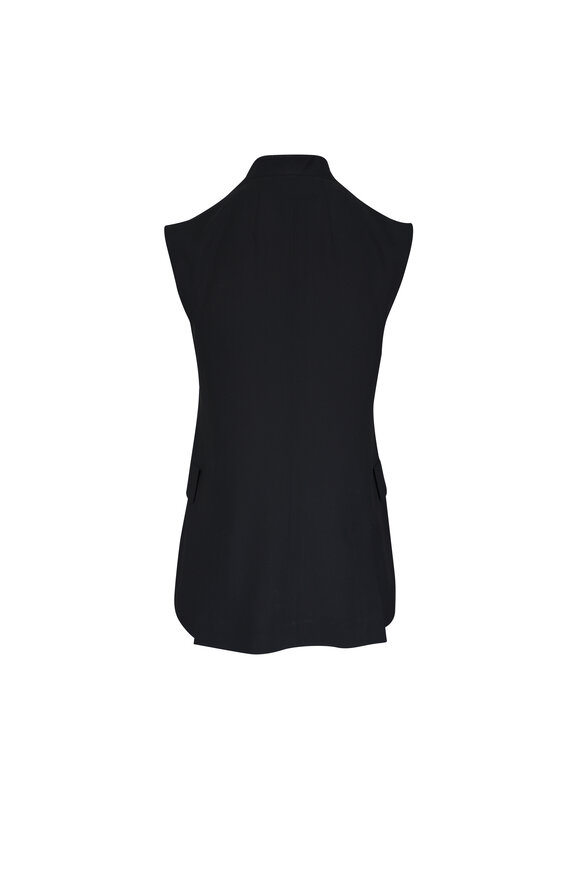 Akris Martina Black Gilet Vest - view 3