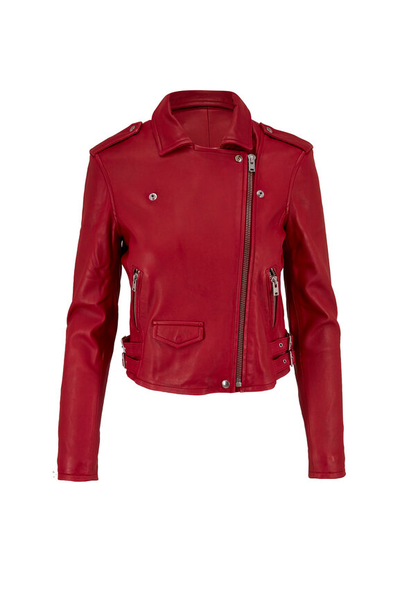 IRO - Ashville Red Ruby Leather Jacket