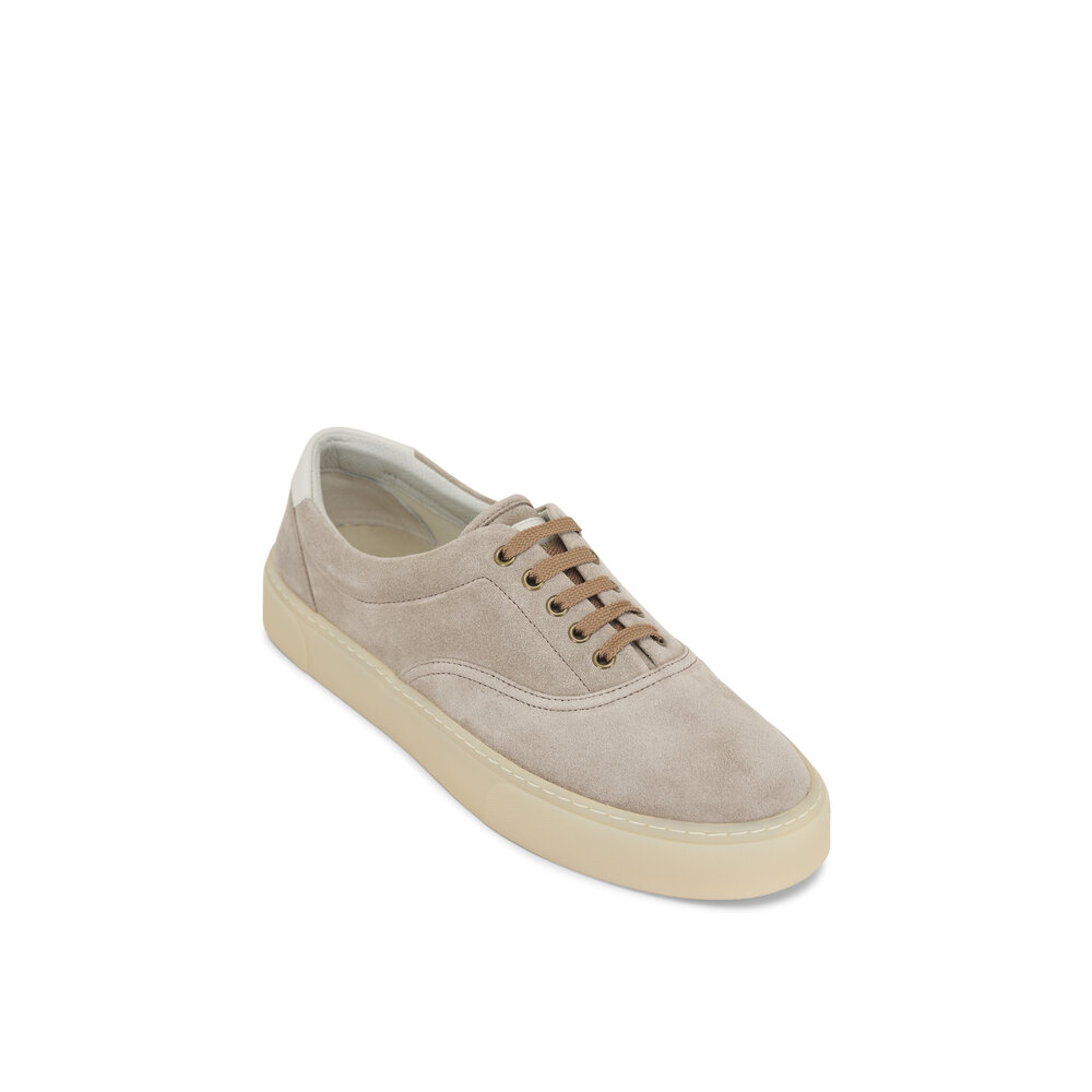 スニーカー BRUNELLO CUCINELLI 'Precious Toe' sneakers Beige Brunello Cucinelli Precious Toe Sneakers In Beige | ModeSens
