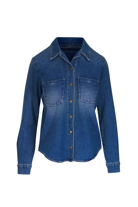 L'Agence Isla Fresno Wash Denim Shirt