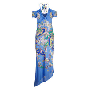 ワンピース ETRO Woman Dress Gnawed Blue WRHA0070AK782 X0885 uploading-1416976.jpg