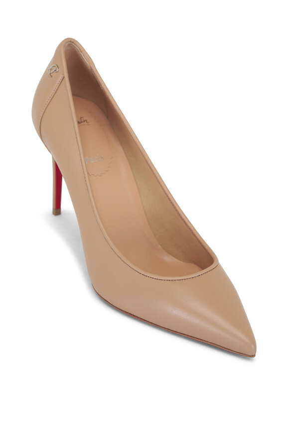 Christian Louboutin Sporty Kate Leche Leather Pump 85mm