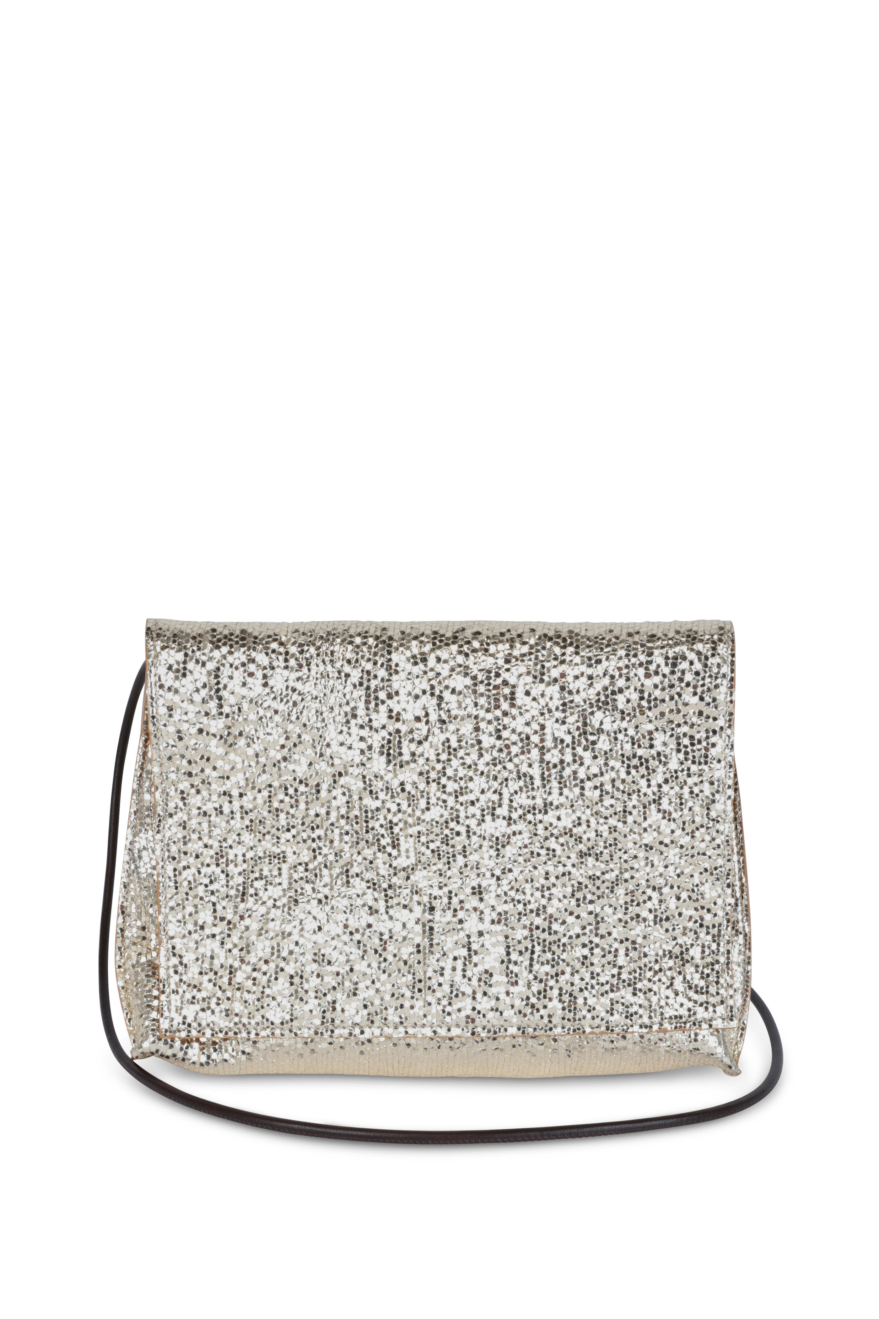 B May Bags - Prosecco Metallic Leather Crossbody
