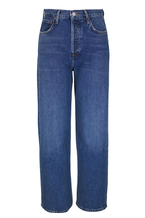 Agolde Ren Denim High Rise Wide Leg Jean