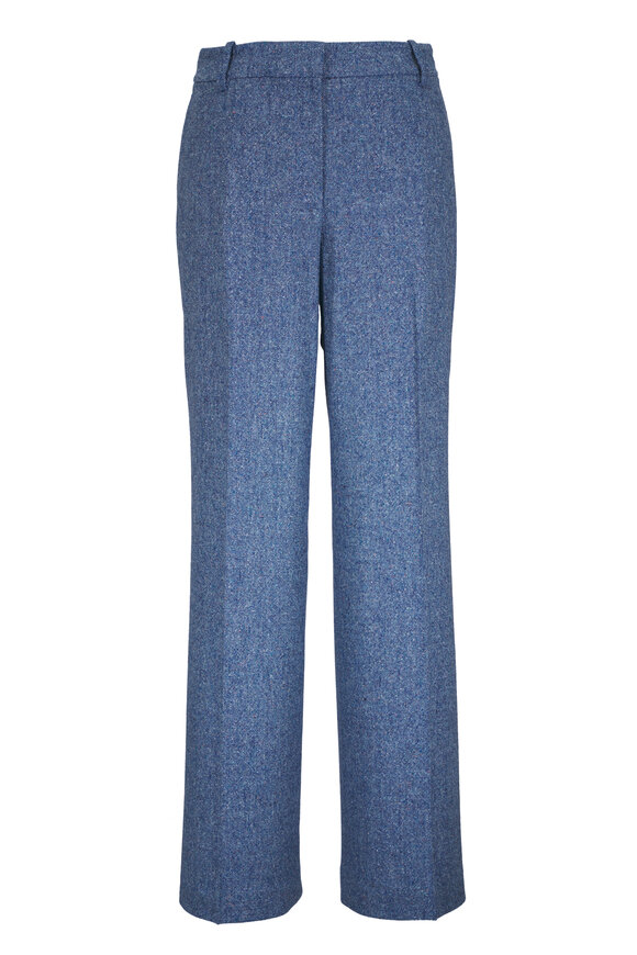 Chloé - Color Block Straight Jean in Blue Two Tone
