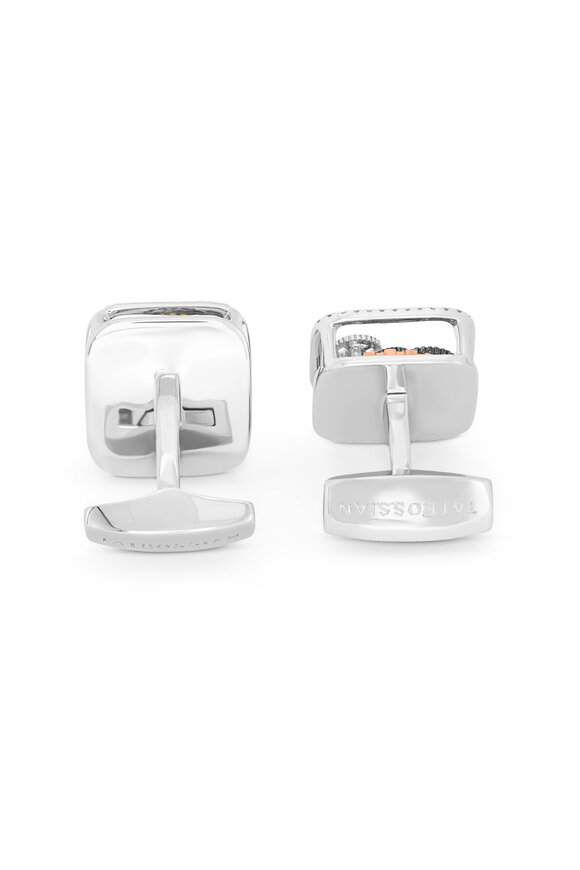 Tateossian - Diamond & Gemstone Gear Cufflinks