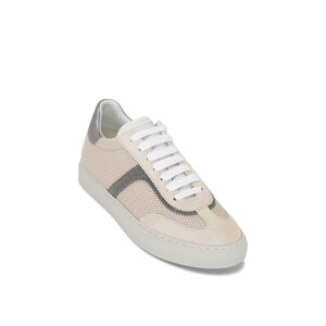 Brunello Cucinelli Monile’ Sneakers Brunello Cucinelli - Oat Monili Suede & Mesh Sneaker