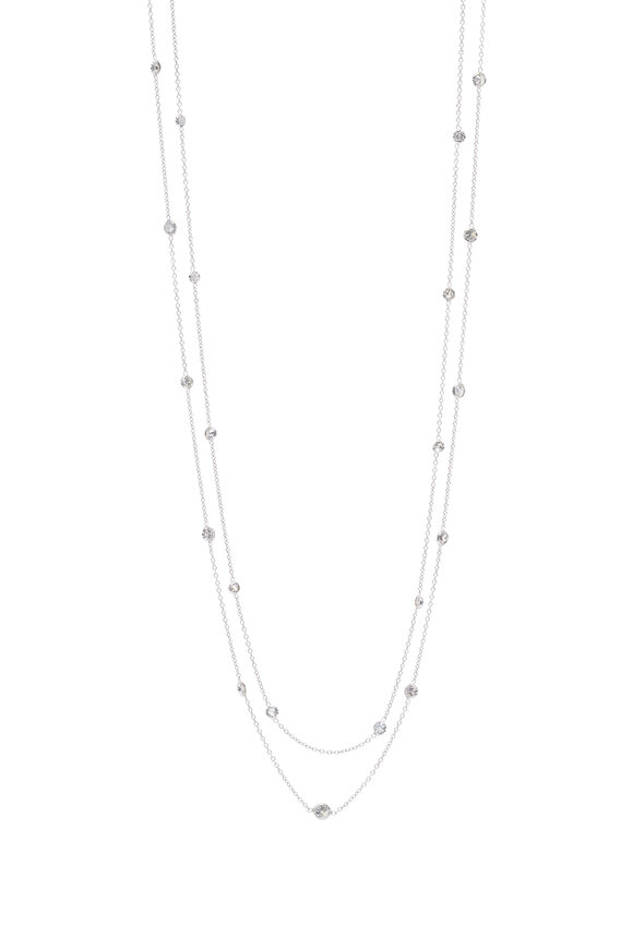 Renee Lewis Antique Diamond Two Chain Necklace - view 1