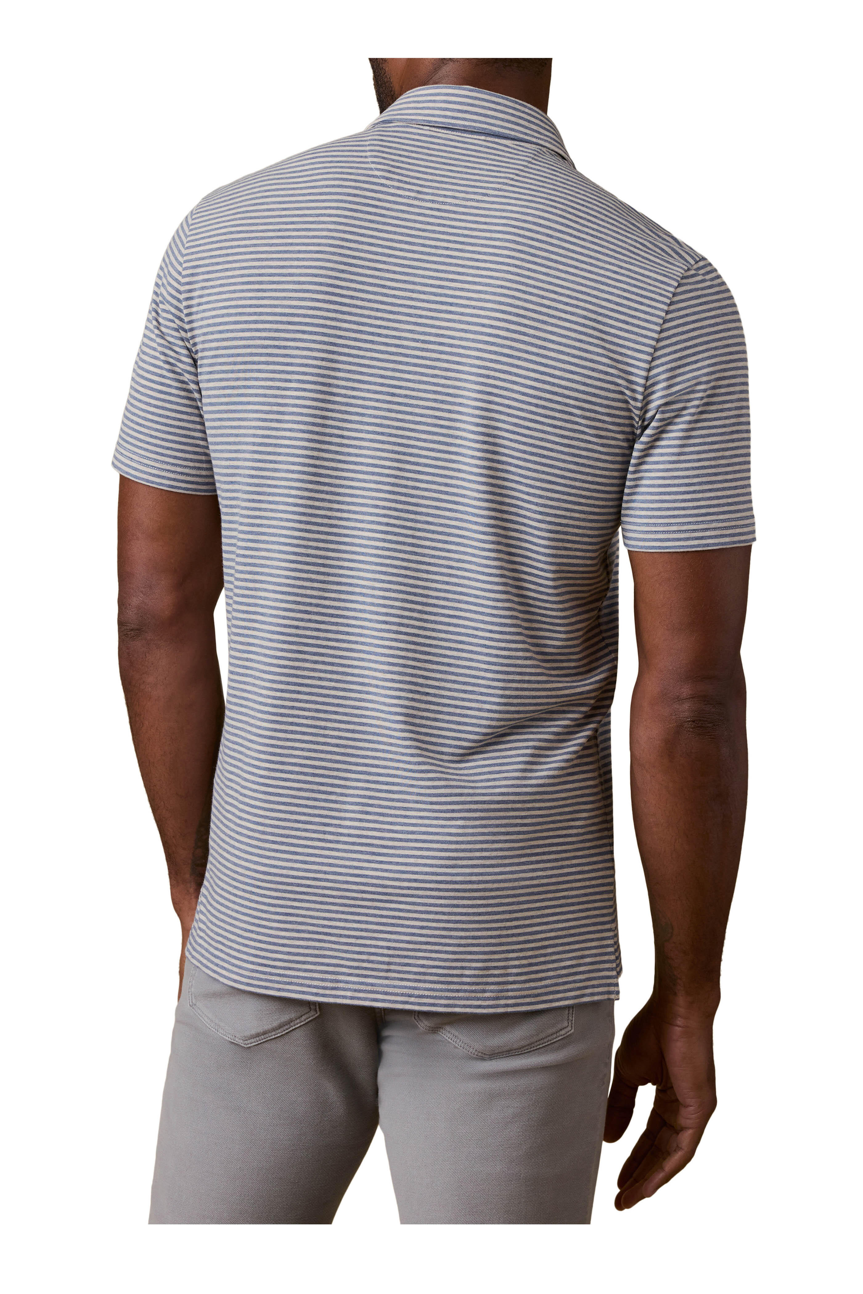 Faherty Brand - Movement Pebble Beach Stripe Polo - view 4