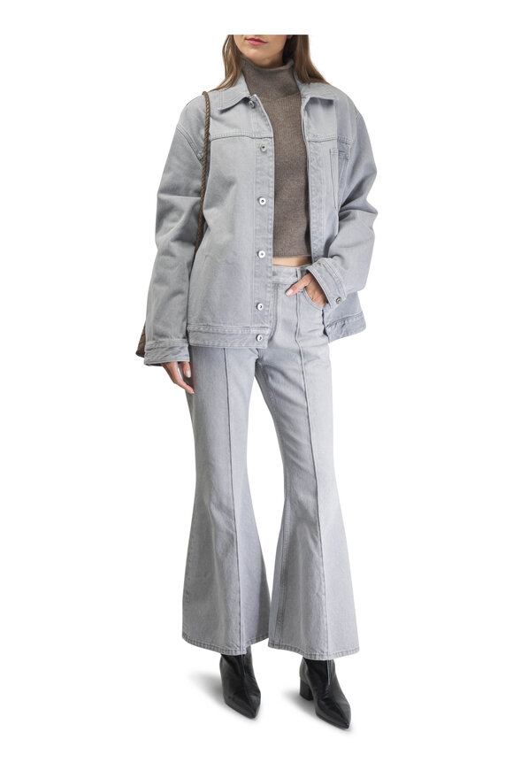 Bottega Veneta - Light Gray Washed Denim Jacket