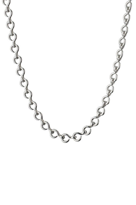 Monica Rich Kosann - "The Twist" Petite Infinity 18" Necklace