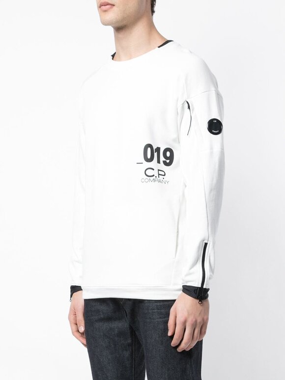 CP Company - White Crewneck Sweatshirt