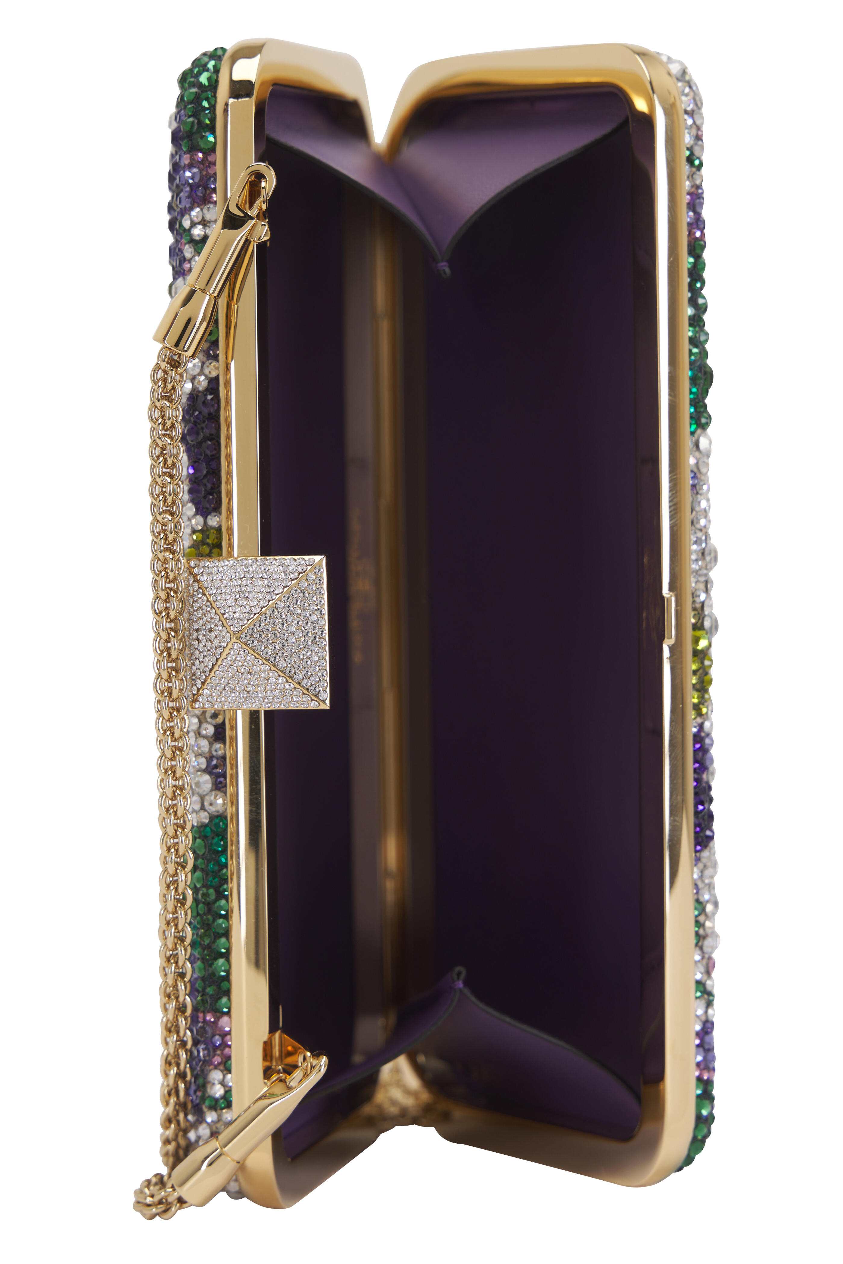 Valentino Garavani - Carry Secrets Embellished Chain Clutch