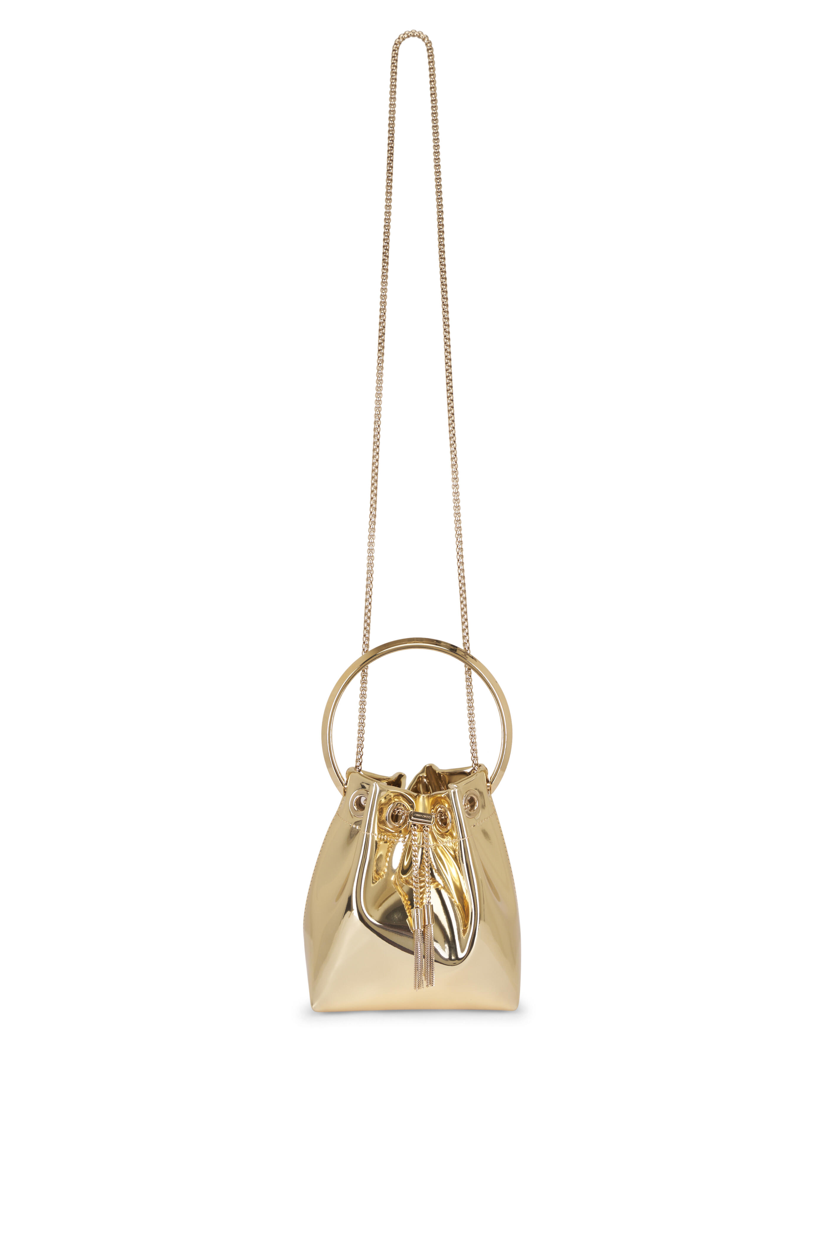 Jimmy Choo - Bon Bon Silver Mirror Top Handle Bag - view 1