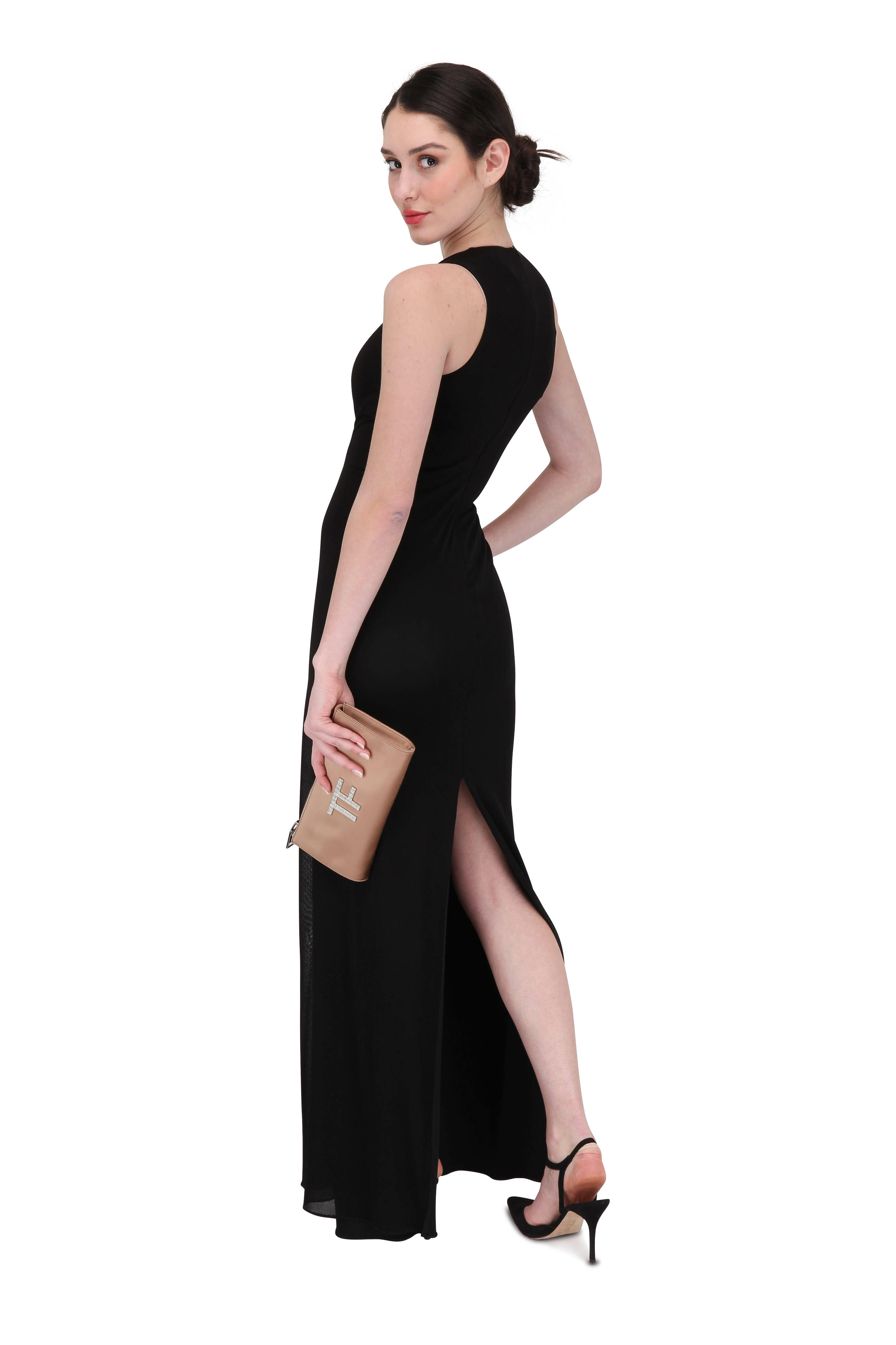 Tom Ford - Nude Satin Crystal TF Clutch