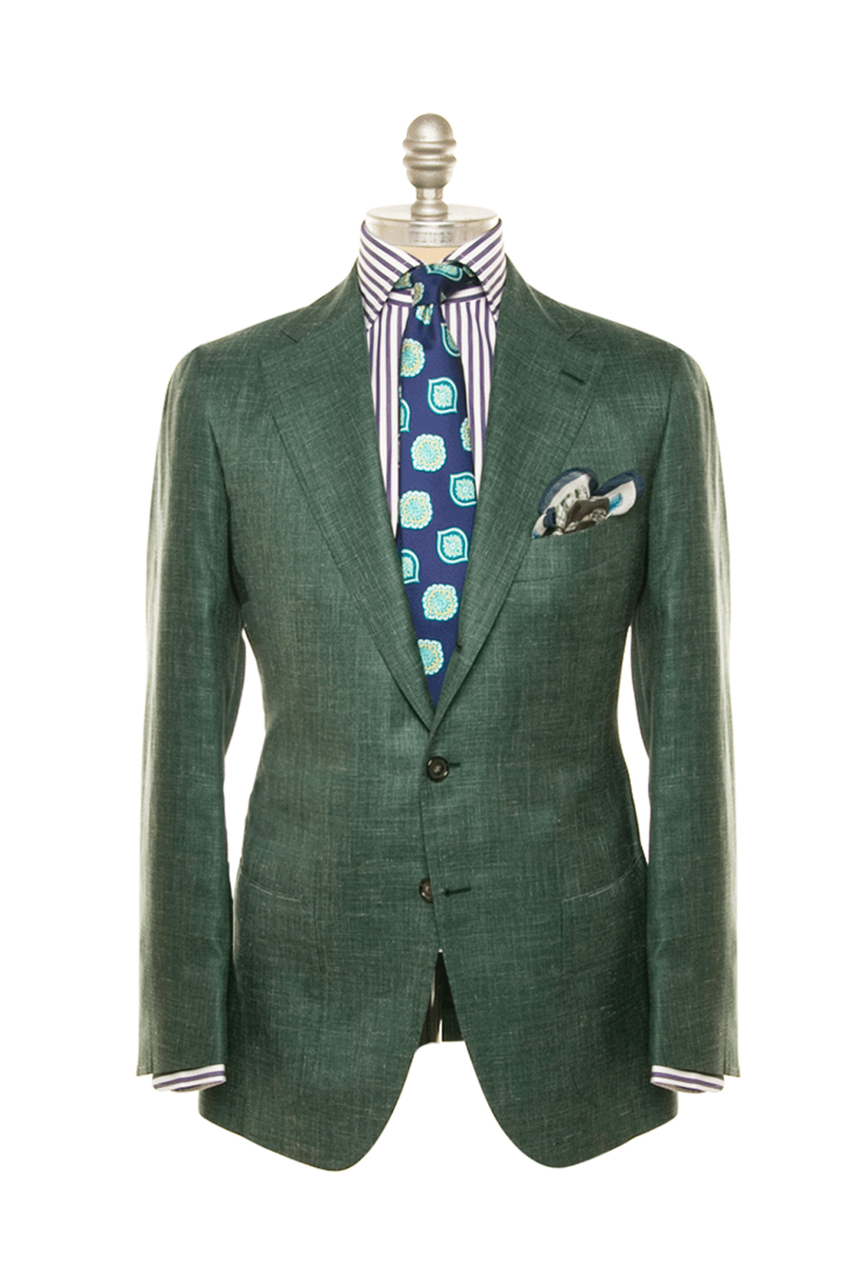Cesare Attolini - Emerald Melange Sportcoat