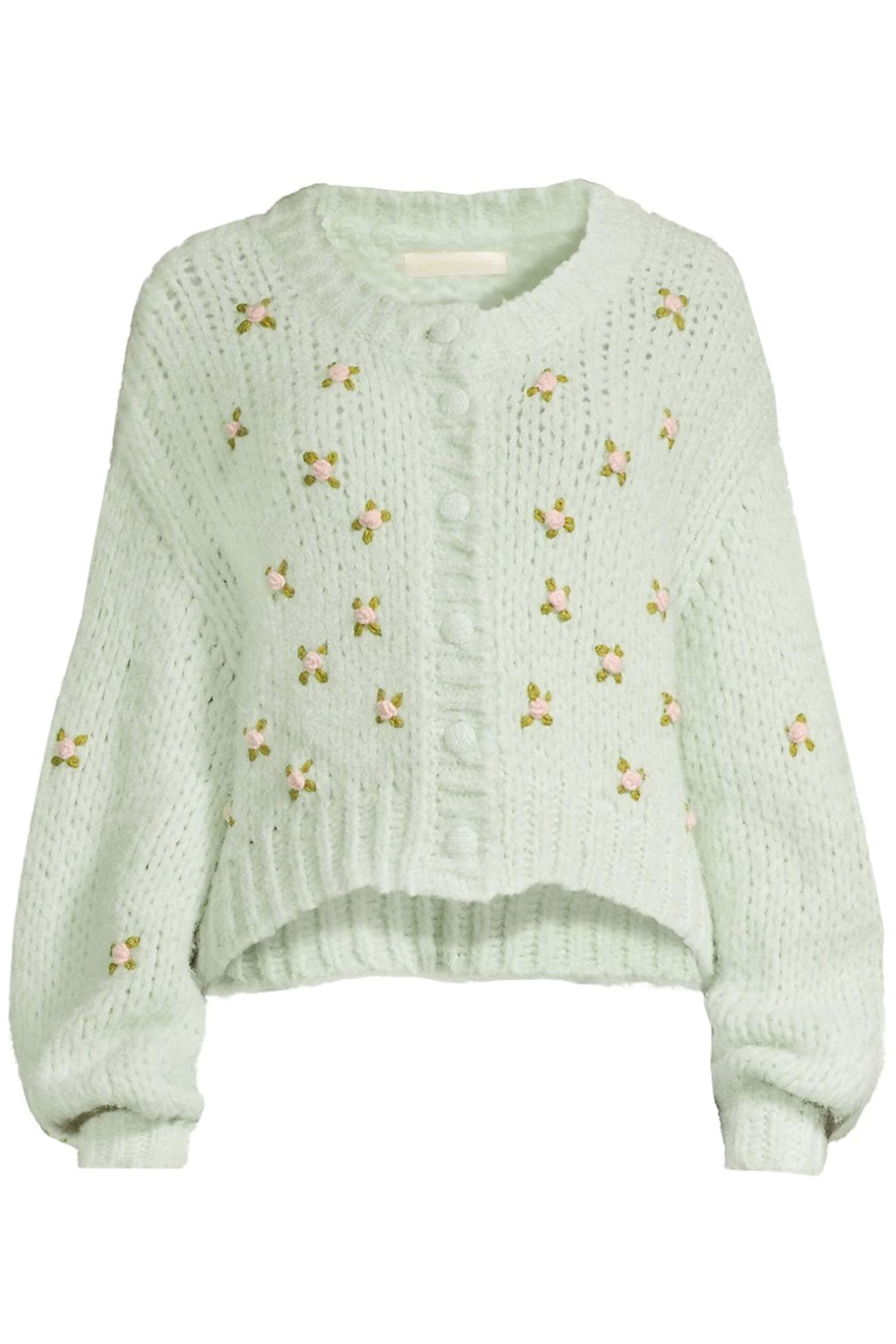 Loveshackfancy - Pistachio Knit Emilie Cardigan