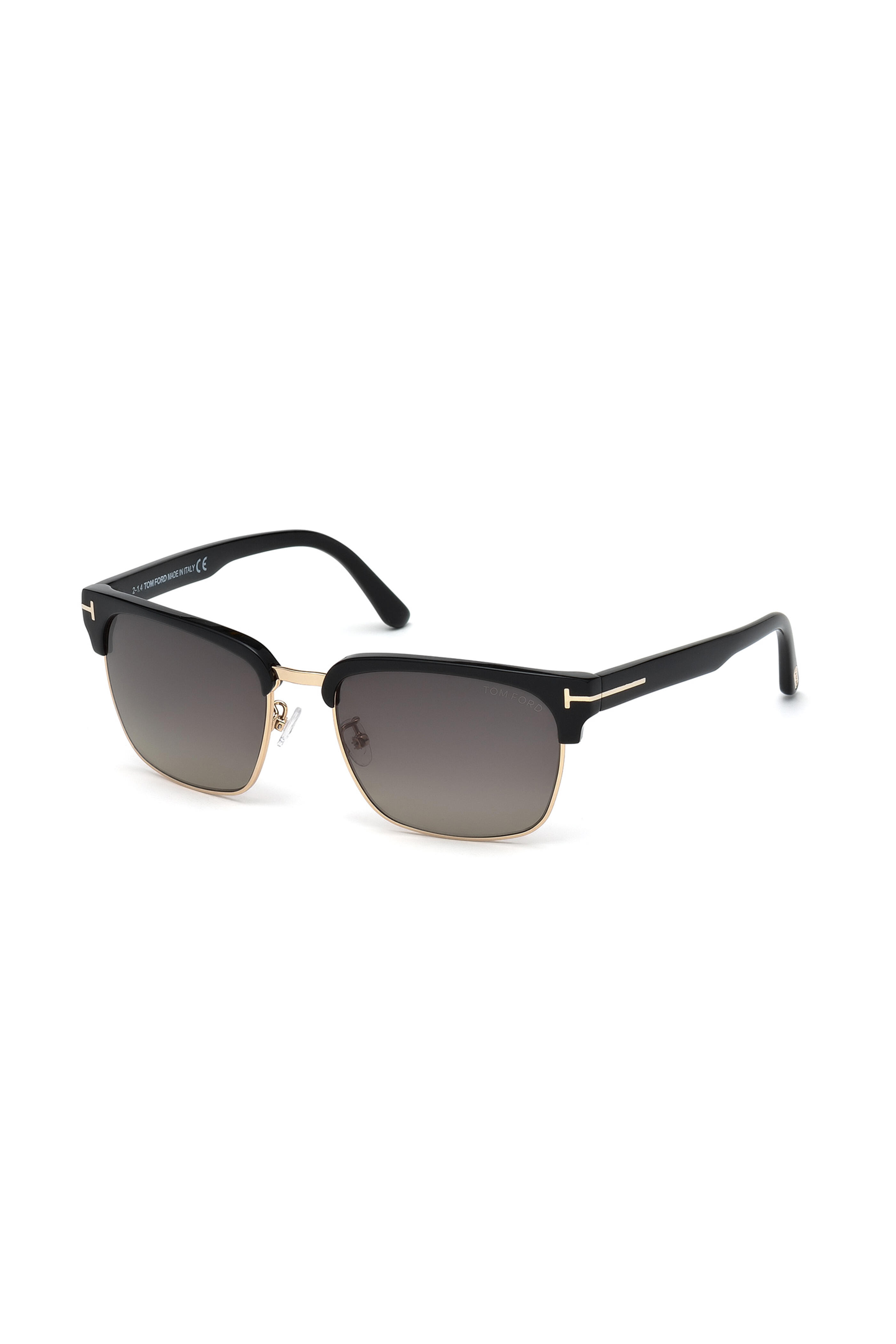 Tom Ford Eyewear - River Black Polarized Vintage Square Sunglasses