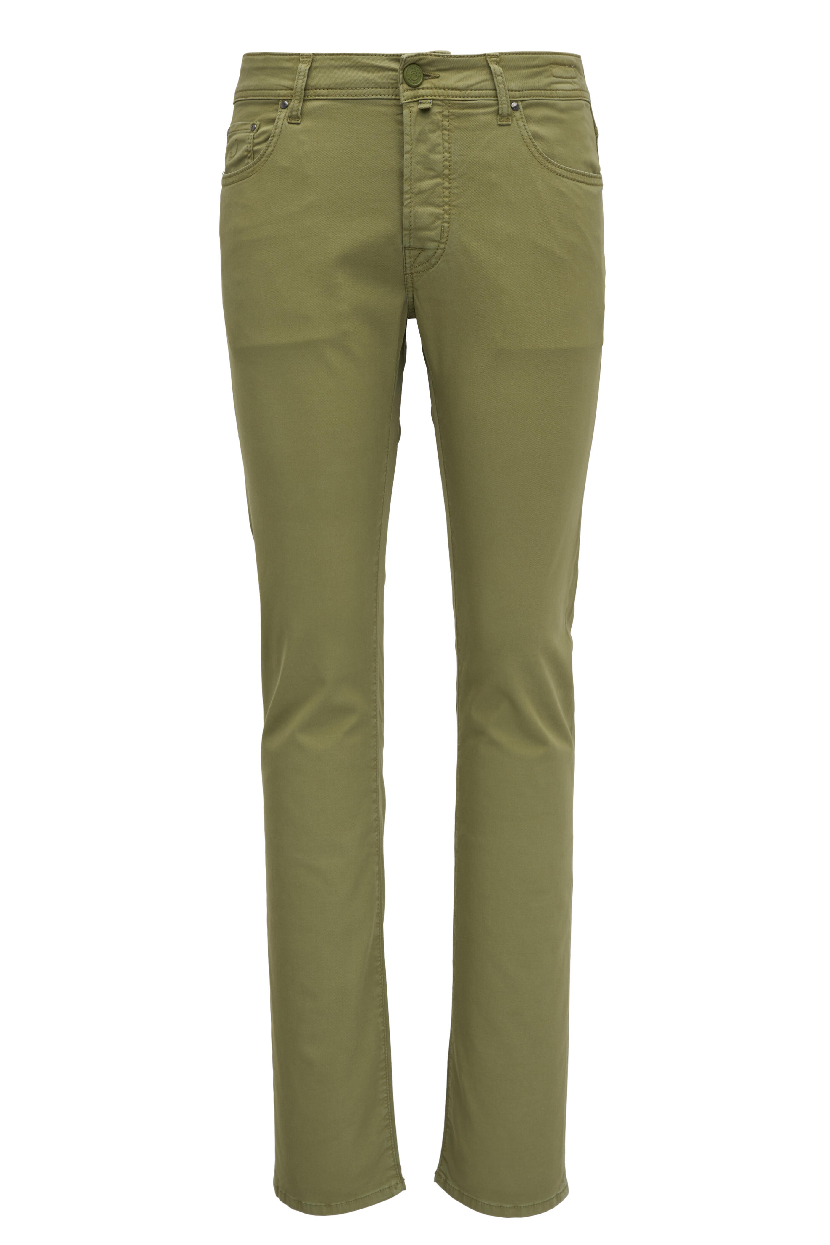 Jacob Cohen - Green Five Pocket Pant