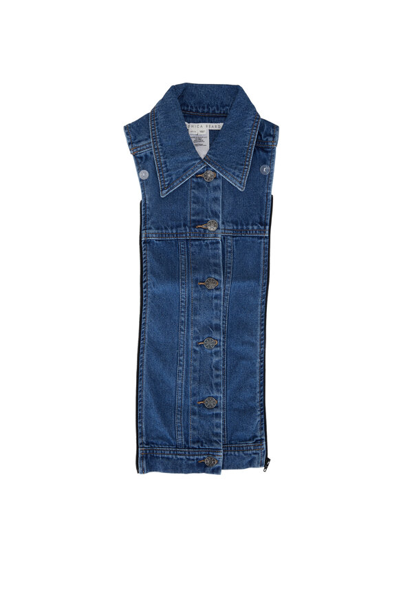 Veronica Beard Slate Denim Dickey - view 1