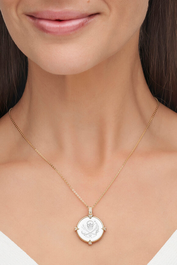Paspaley Petite Guided by Stars Coin Charm - view 2