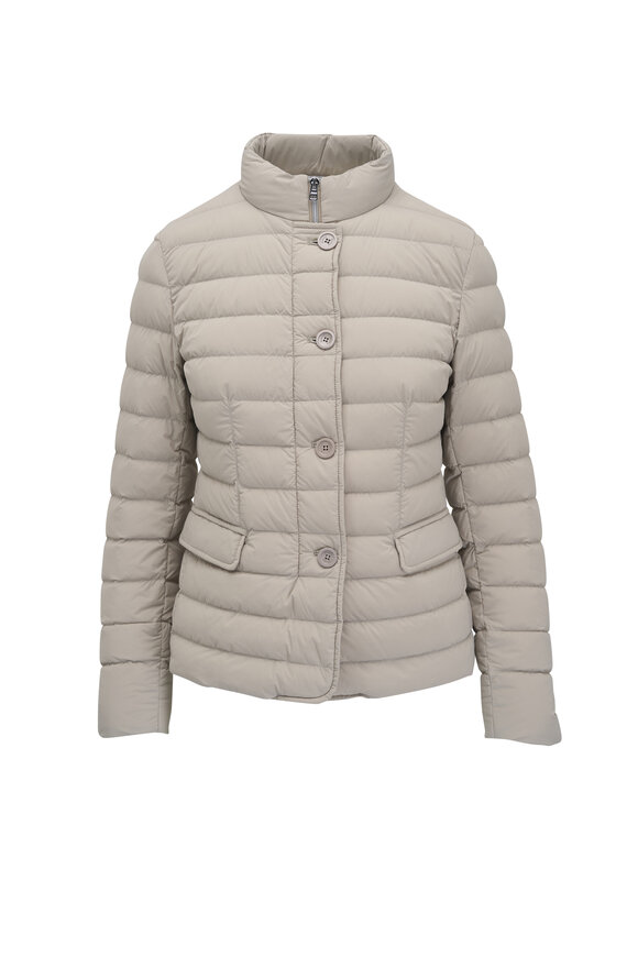 Herno Beige Quilted Nylon Jacket 