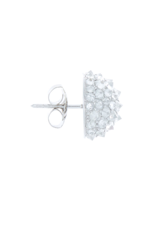 Nam Cho - 18K White Gold Ice Diamond Studs