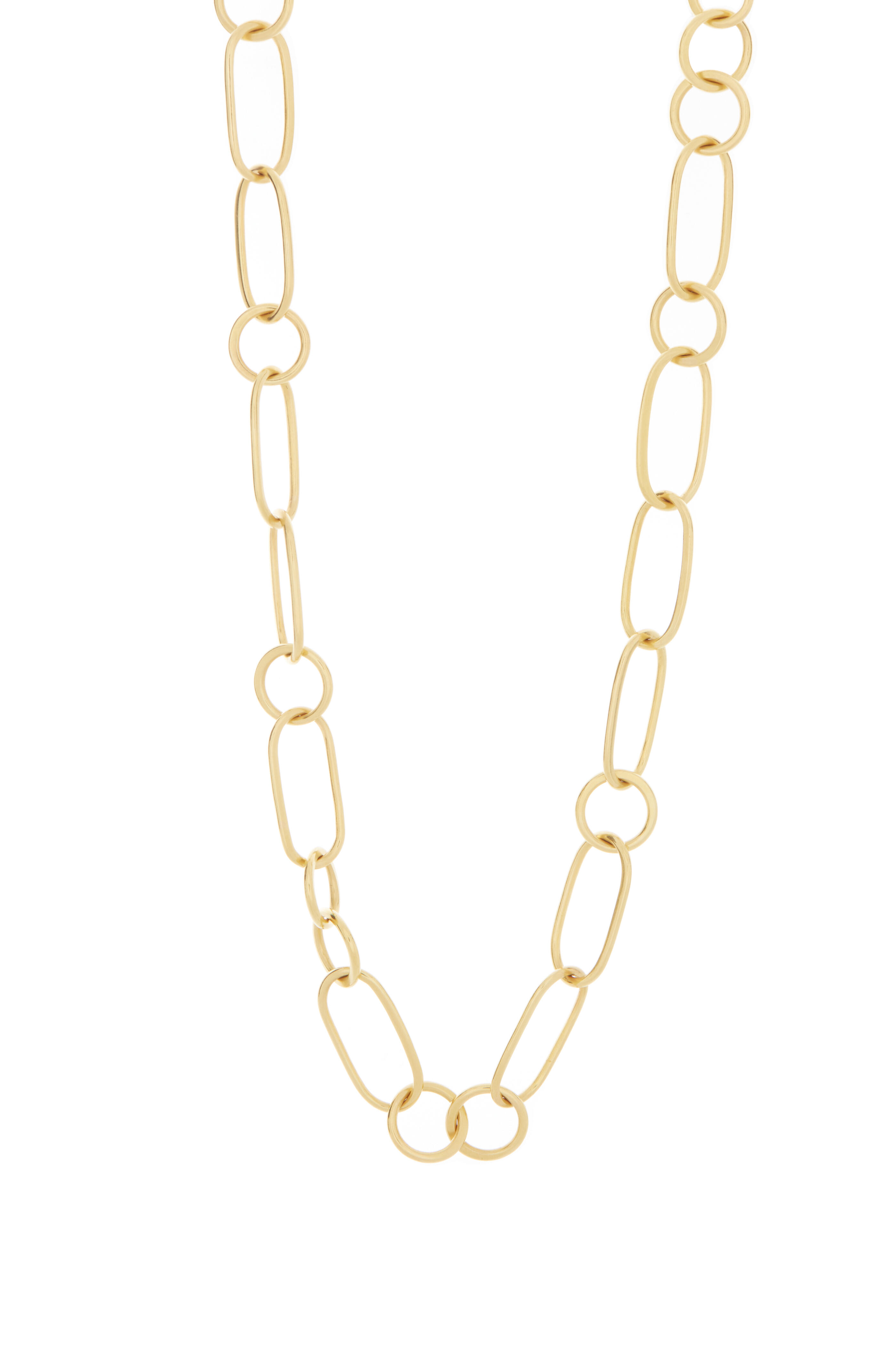 Caroline Ellen - 20K Yellow Gold Sybille Chain Link Necklace