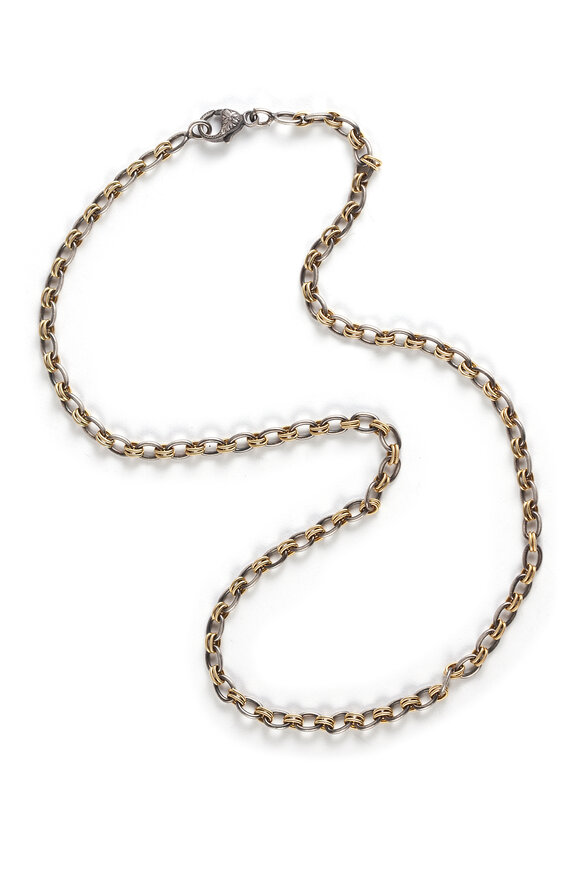 Sylva & Cie - Two Tone Chain Necklace