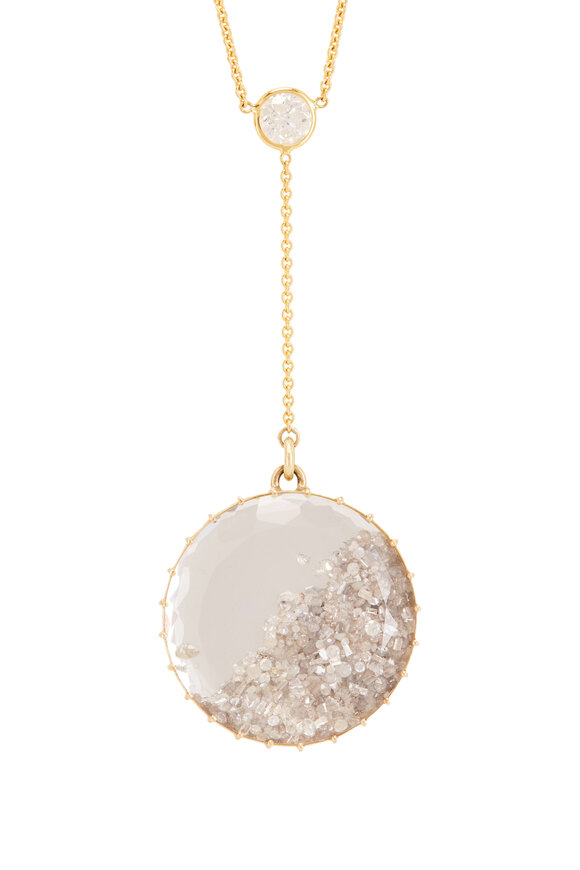 Renee Lewis - Shake© 7CT White Diamond Pendant Y Necklace