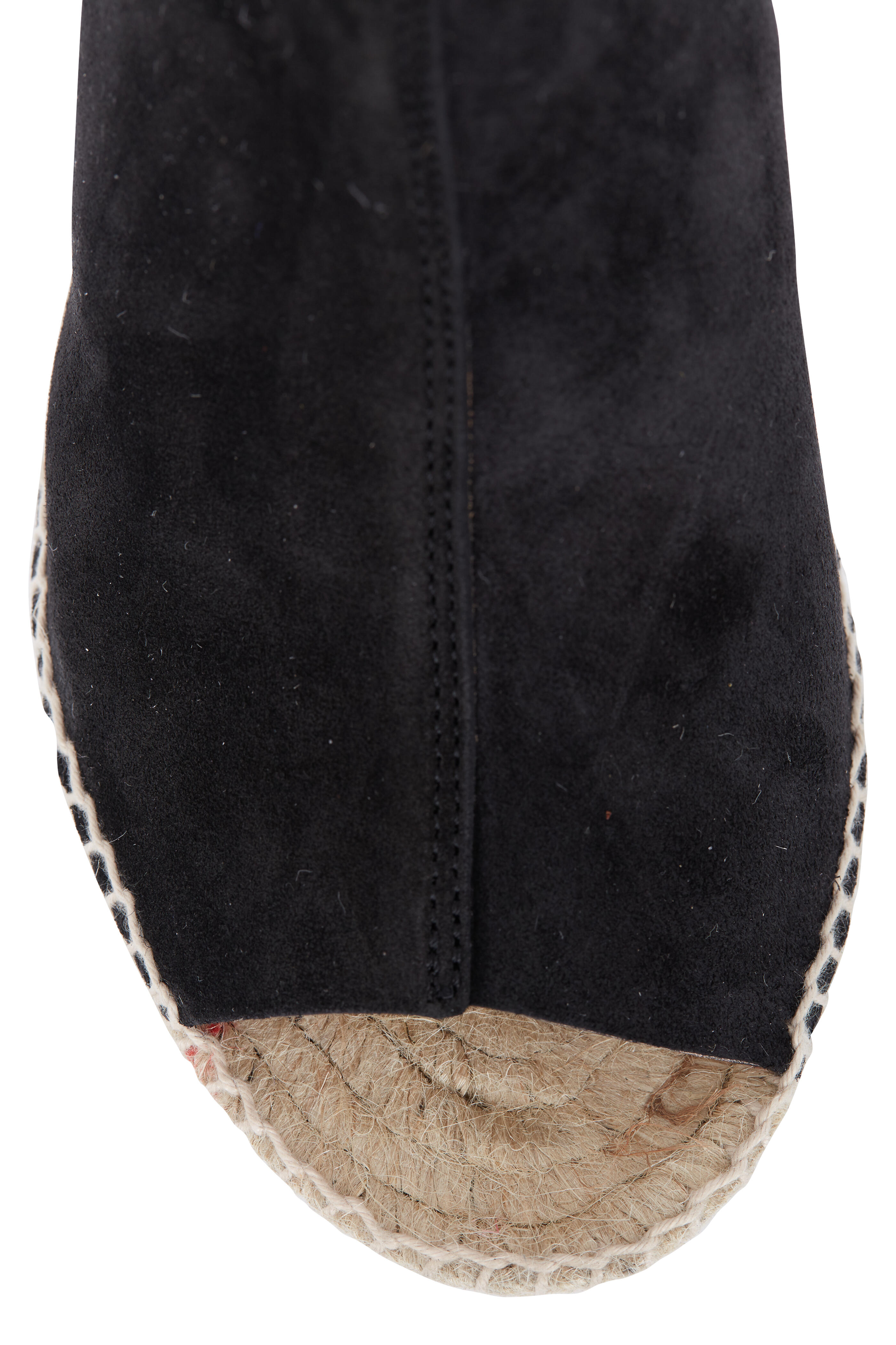 Bettye Muller - Download Black Suede Peep-Toe Espadrille, 75mm