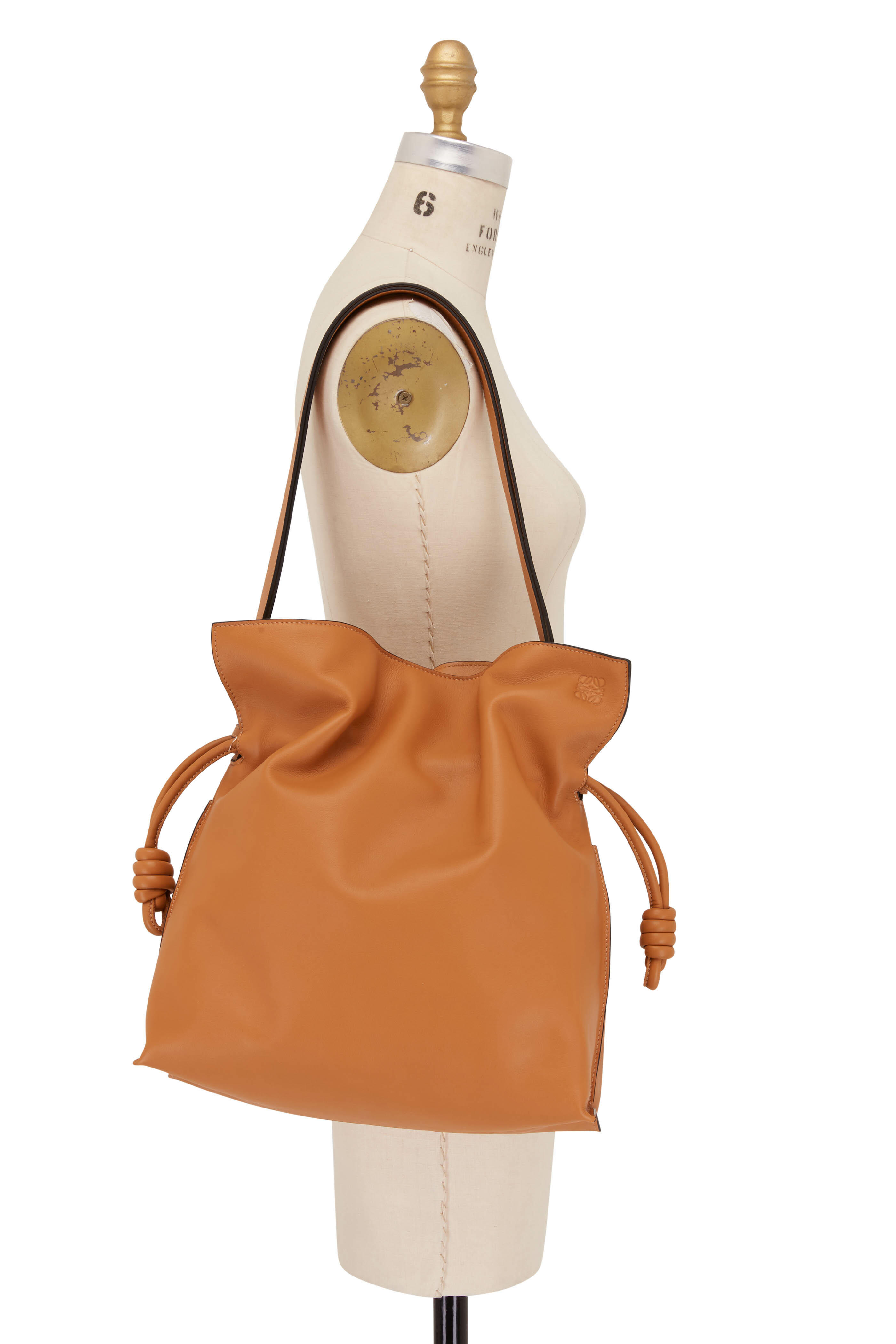 Loewe - Flamenco Warm Desert Leather Large Clutch