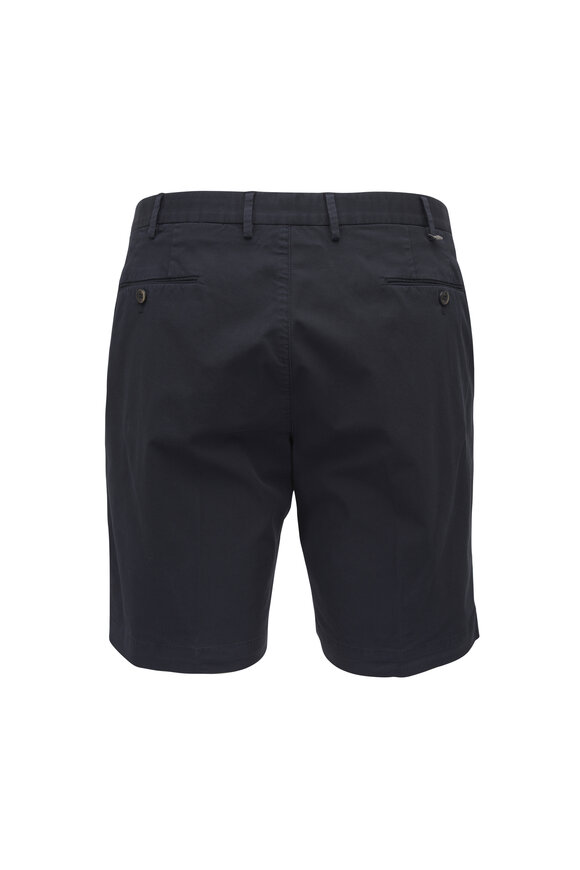 Deke - Navy Seersucker Bermuda Shorts | Mitchell Stores