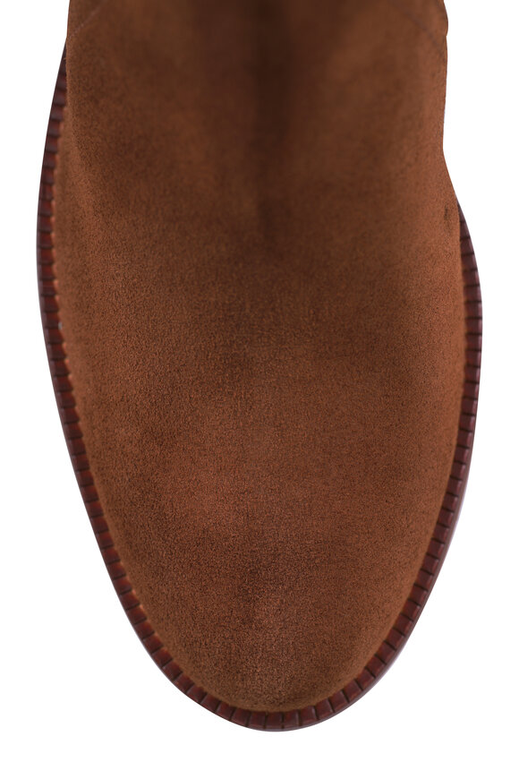 Aquatalia Janella Suede Block Heel Bootie, 70mm - view 5