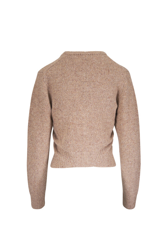 R13 Brown Split Hem Cashmere Cardigan - view 3