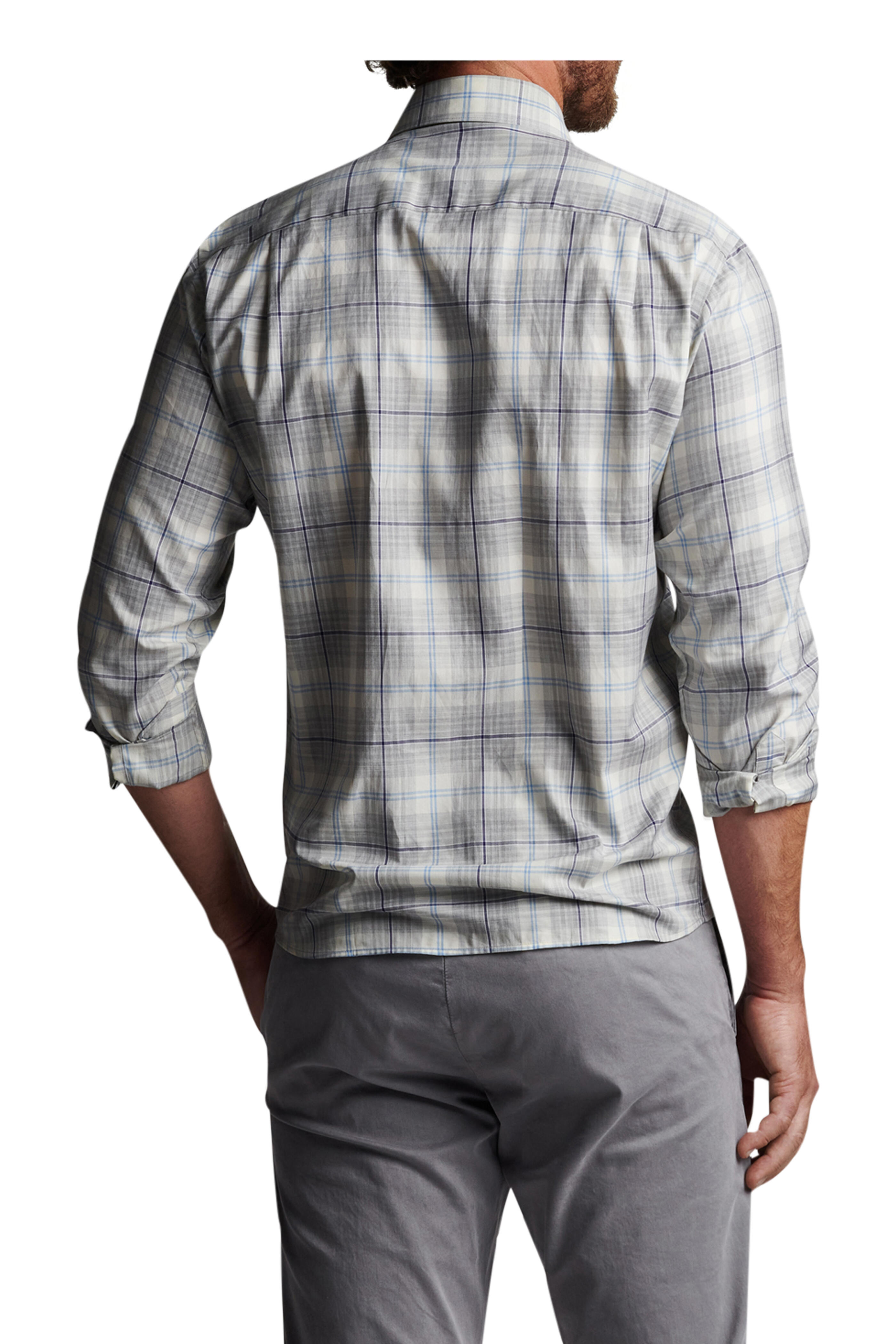 Peter Millar - British Gray Axe Winter Twill Sport Shirt