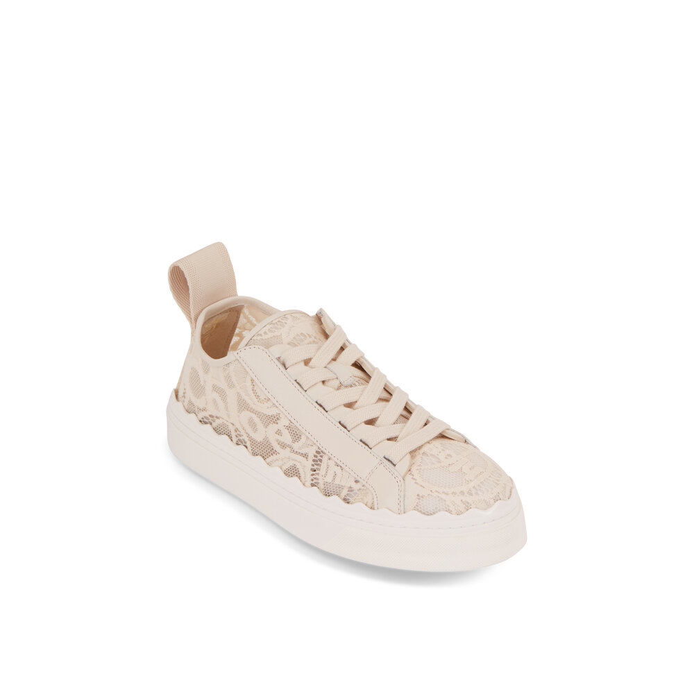 スニーカー CHLOE Women Sneakers CHC25U07HSL224 BEIGE Chloé Kick sneakers for Women - Beige in UAE | Level Shoes