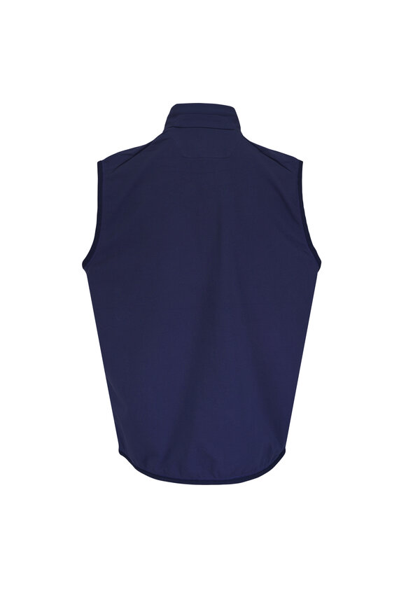 RLX Ralph Lauren Navy Blue Tech Terry Vest - view 5