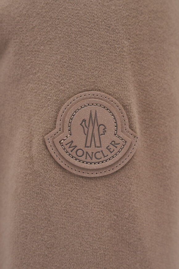 Moncler Brown Cotton Logo Hoodie - view 5