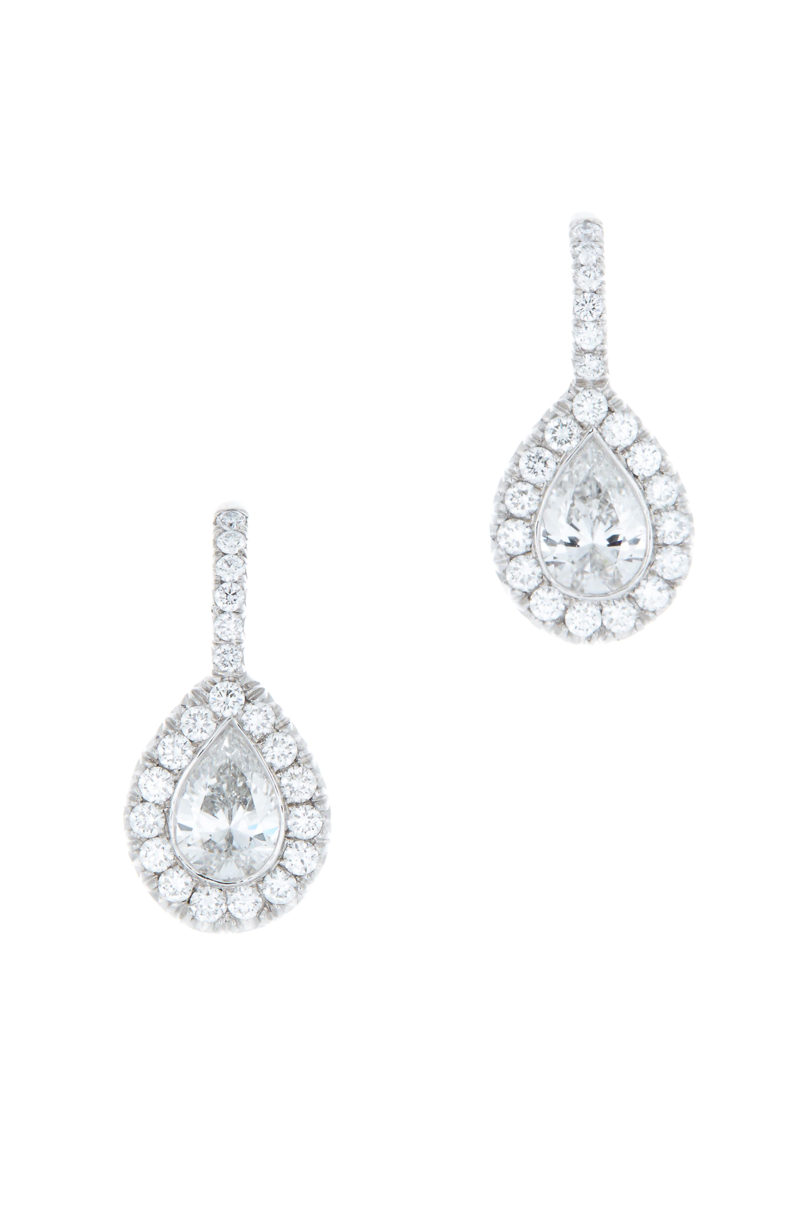 Kwiat - Platinum & 18K White Gold Diamond Earrings
