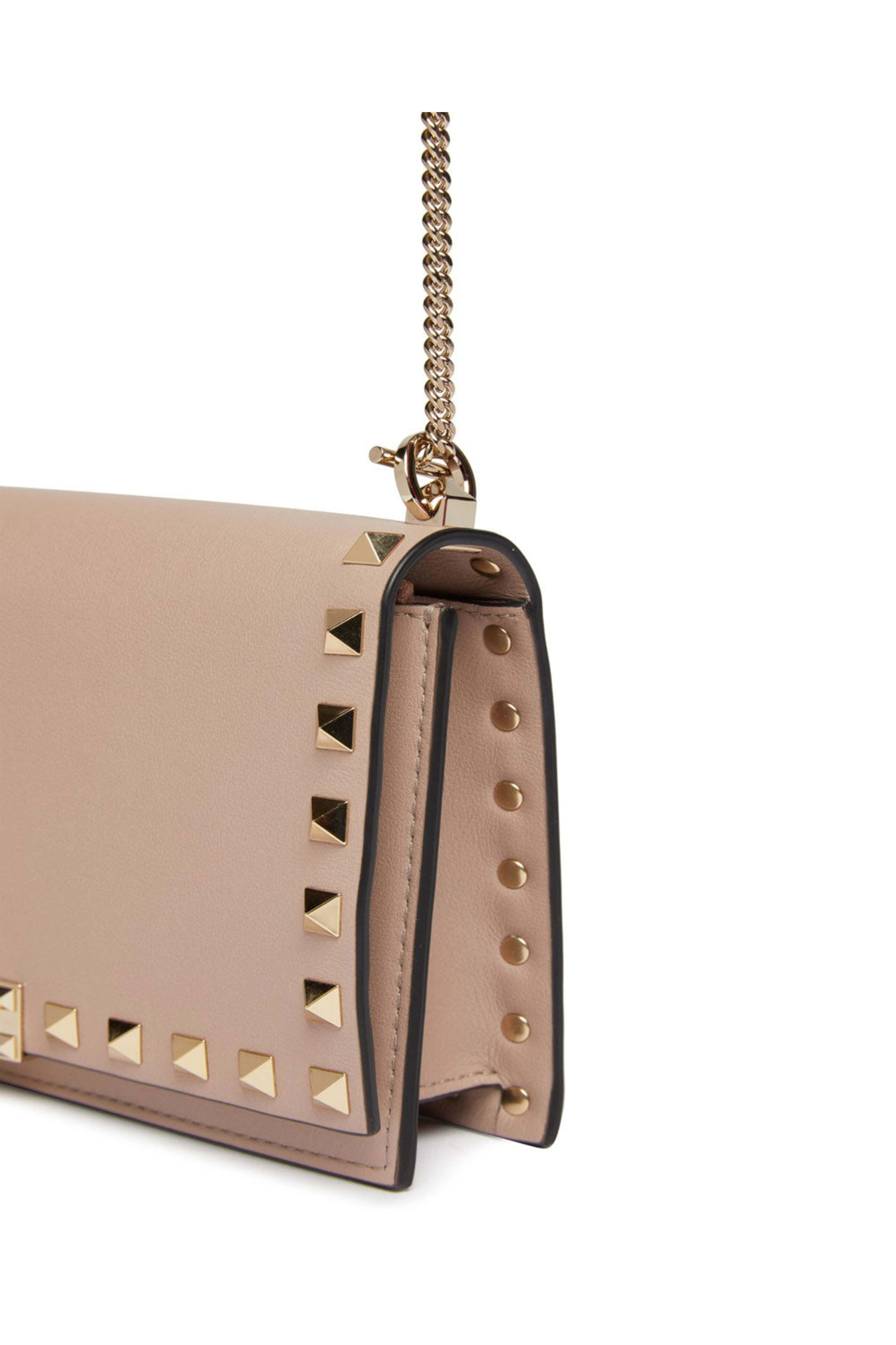 Valentino Garavani - Rockstud All Around Studs Pouch in Poudre