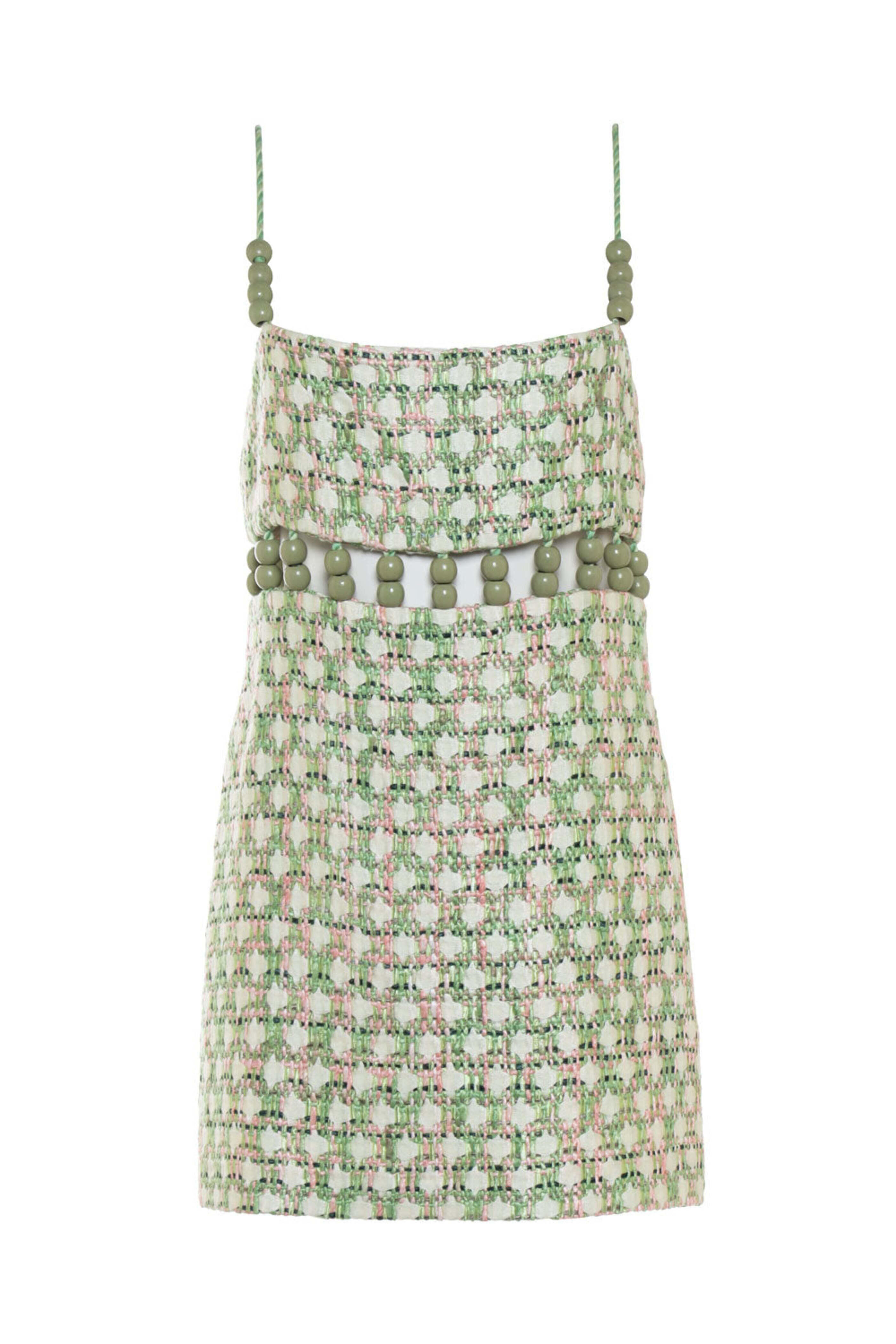 Alexis - Mint Weave Thea Dress