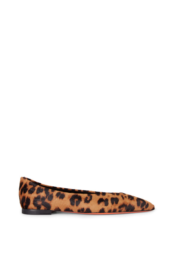 Santoni Nora Animal Print Flat - view 2