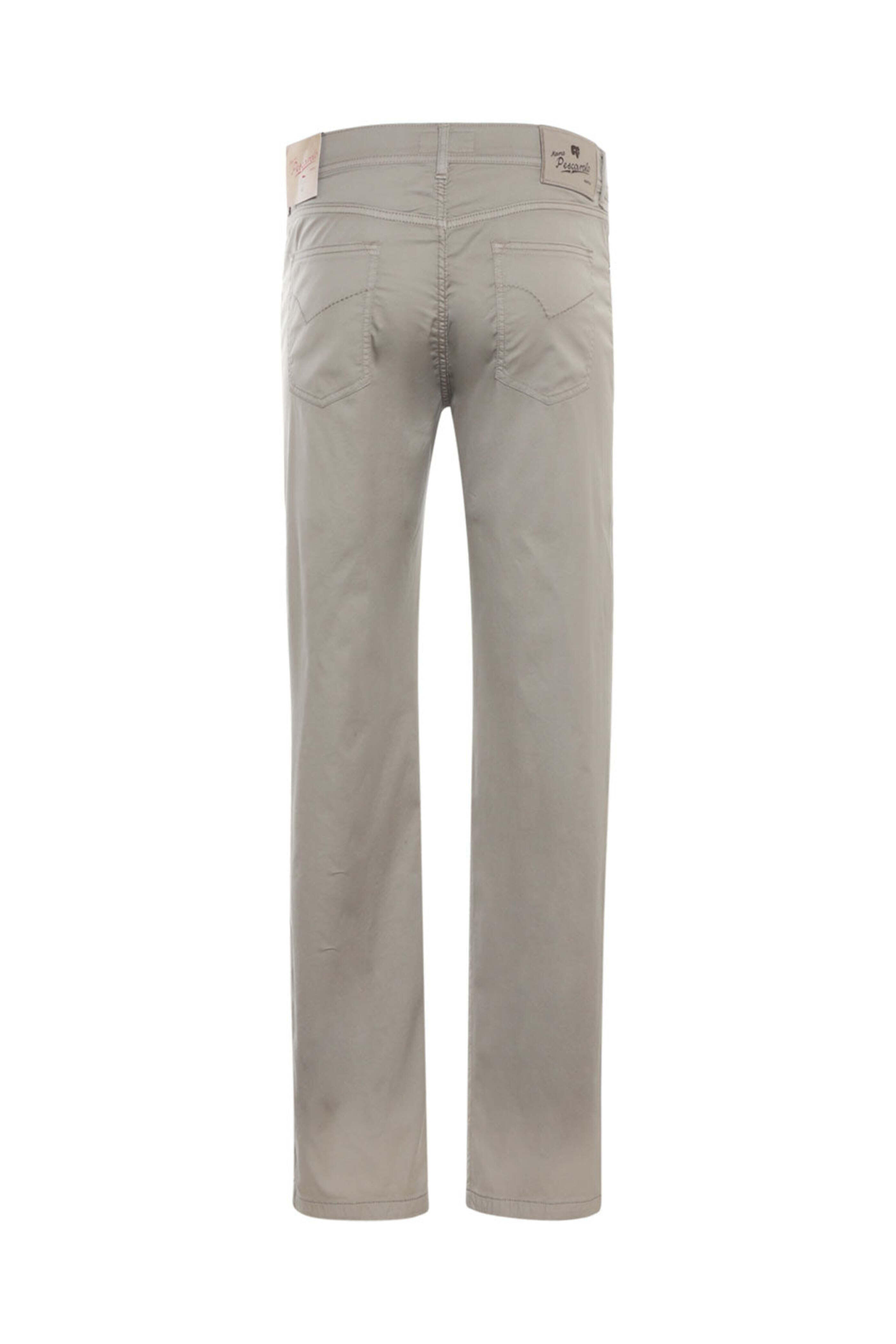 Marco Pescarolo - Khaki Cotton Blend Lightweight Stretch Chino Pant