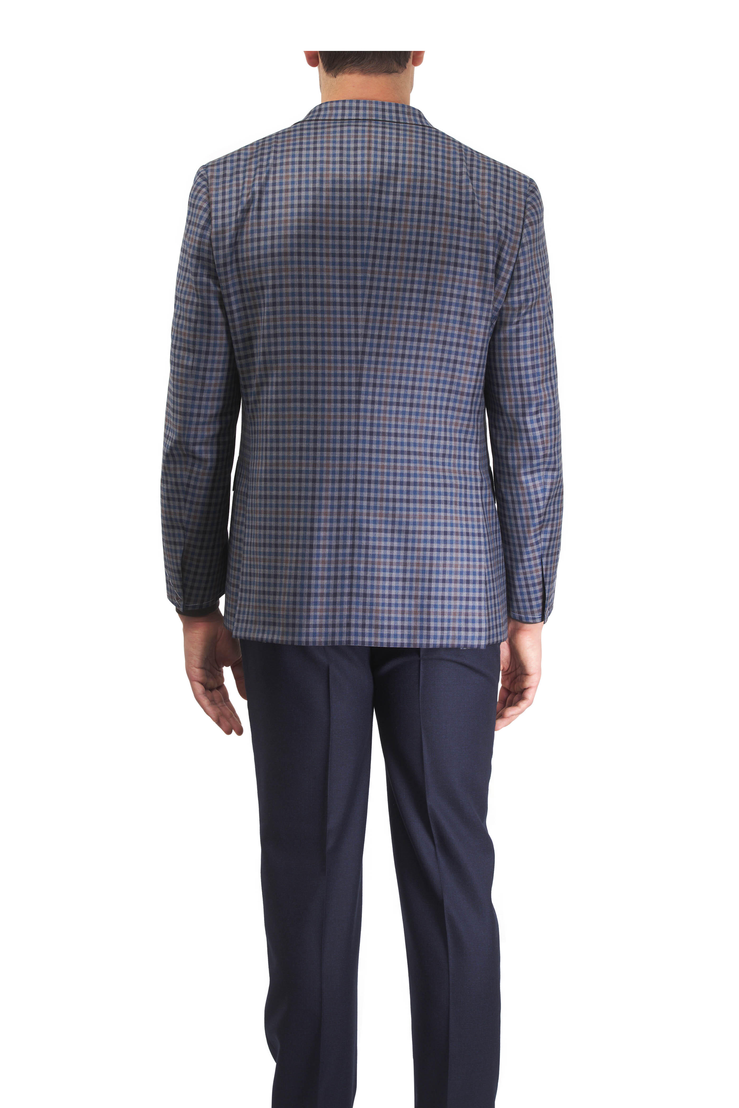 Brioni - Navy Solid Wood Dress Pant