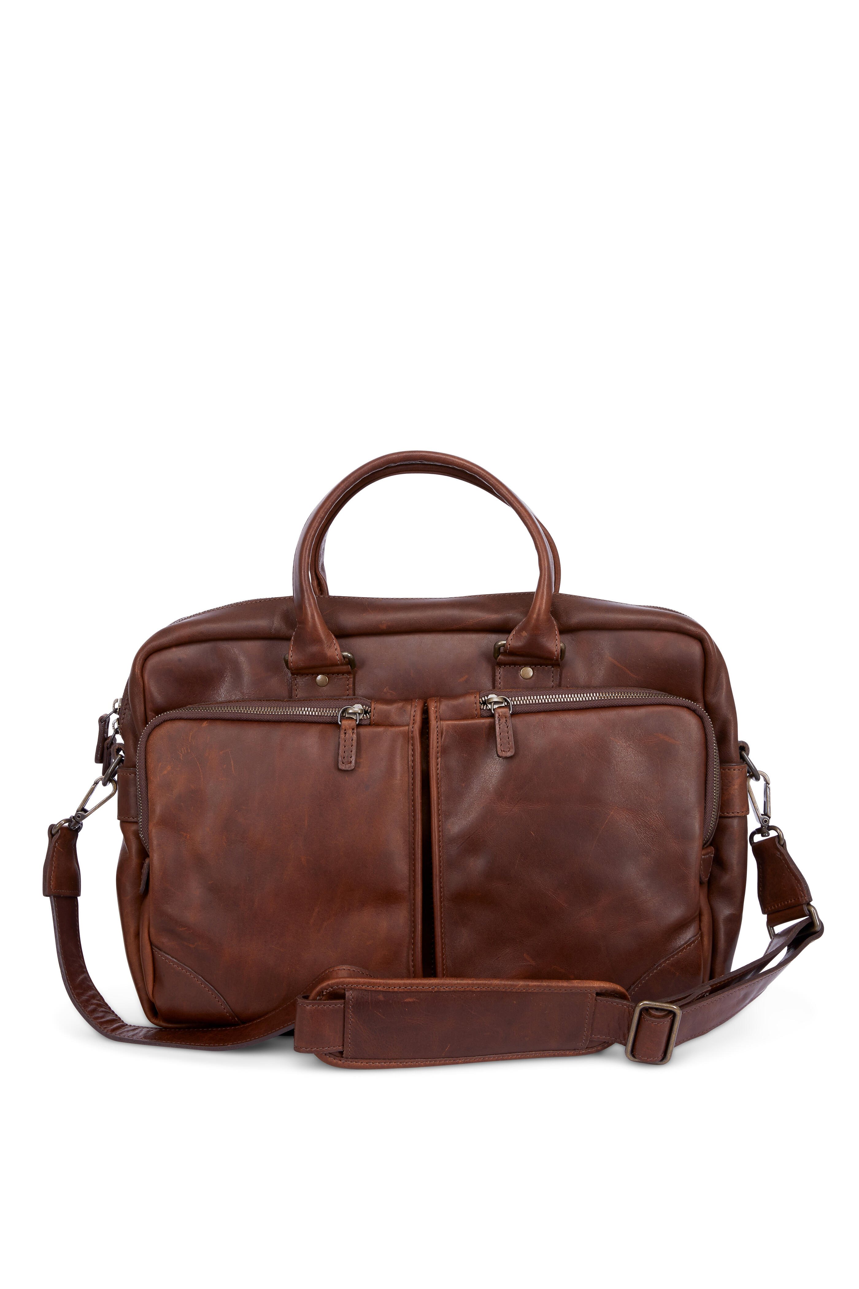 Haythe Commuter Bag - Leather Briefcase by Moore & Giles