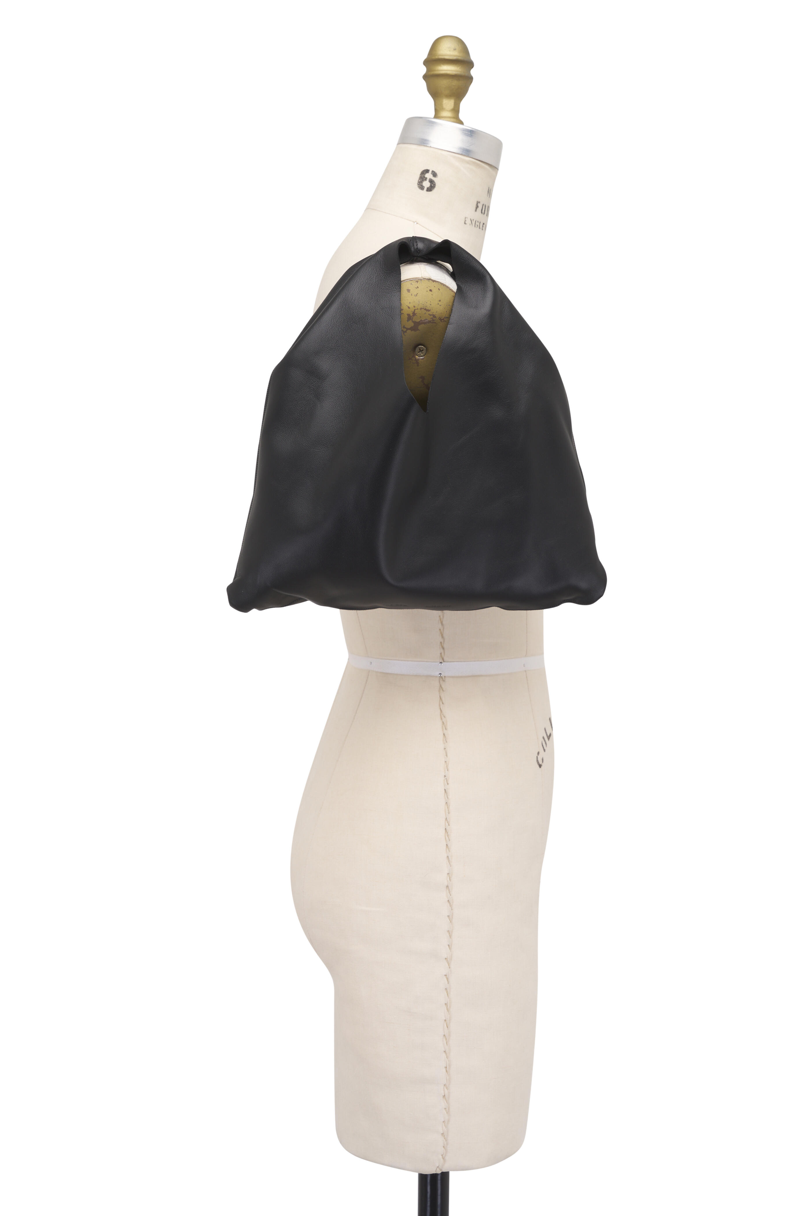 THE ROW ブラック スモール Bindle トートバッグ The Row - Small Black Leather Bindle Bag | Mitchell Stores