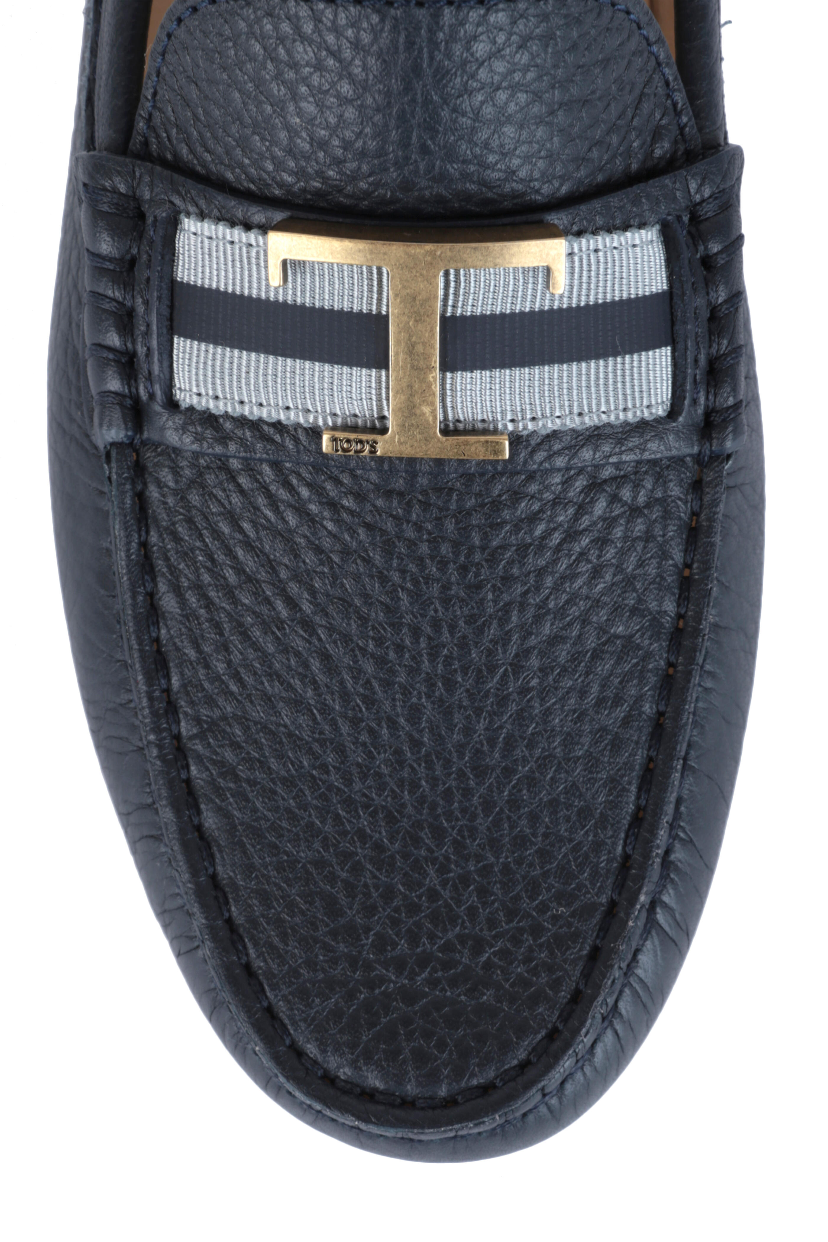 Tod's - Gommini Navy Blue Leather Penny Driver